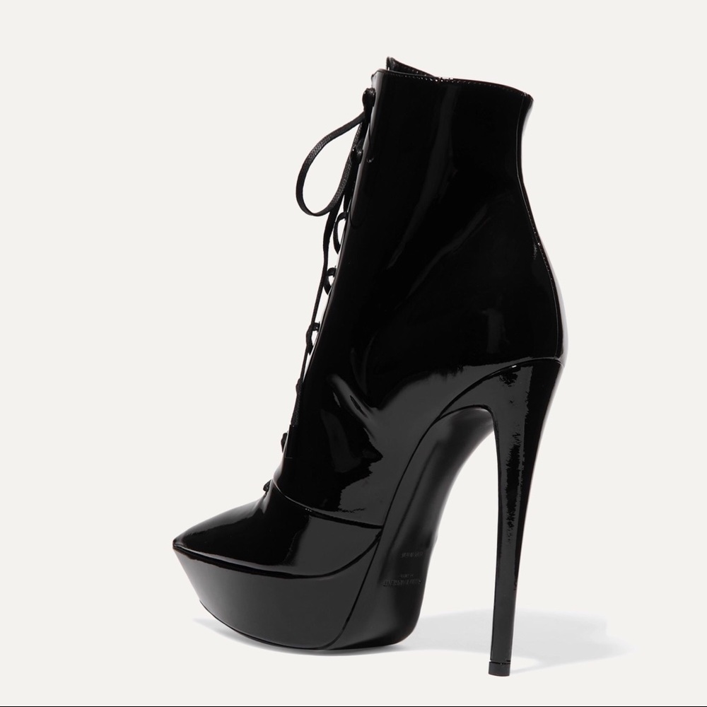 *Sold on Ebay* SAINT LAURENT Betty Platform Boots - Picture 6 of 10